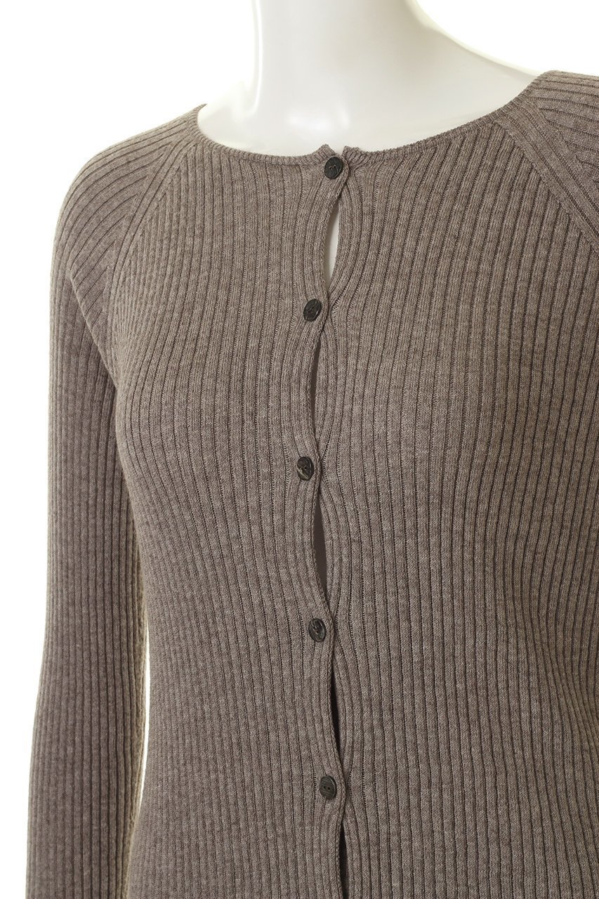 【プリスティン/PRISTINE】のヤク混リブカーデ 人気、トレンドファッション・服の通販 founy(ファニー) 　ファッション　Fashion　レディースファッション　Fashion for Women　トップス・カットソー　Cut & Sew Tops　ニット　Knit Tops & Sweaters　カーディガン・羽織り　Layered Style Cardigans　なめらか　Smooth, Silky Texture　カーディガン　Cardigan, Knitwear　シンプル　Simple, Minimal　A/W・秋冬　Autumn/Winter　other-5|ID: prp329100002074345 ipo3291000000032963379