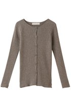 【プリスティン/PRISTINE】のヤク混リブカーデ 人気、トレンドファッション・服の通販 founy(ファニー) ファッション Fashion レディースファッション Fashion for Women トップス・カットソー Cut & Sew Tops ニット Knit Tops & Sweaters カーディガン・羽織り Layered Style Cardigans なめらか Smooth, Silky Texture カーディガン Cardigan, Knitwear シンプル Simple, Minimal A/W・秋冬 Autumn/Winter thumbnail グレー|ID: prp329100002074345 ipo3291000000036906718