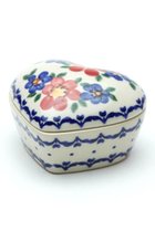 【ポーリッシュポタリー/Polish Pottery / GOODS】のハートボックス ブルー|ID:prp329100002076178