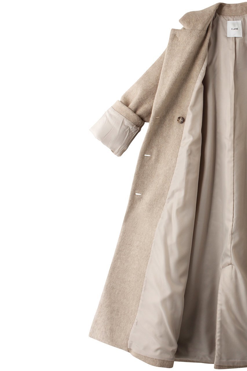 【クラネ/CLANE】のDOUBLE WOOL LONG COAT / コート 大人の最旬トレンドファッション＆コーディネート founy(ファウニー) 　ファッション　Fashion　レディースファッション　Fashion for Women　アウター　Coat / Outerwear Collection　コート・ロングコート・ピーコート　Long Coats, Peacoats & More　シンプル　Simple, Minimal　スタンド　Stand Collar, Upright Stand　ロング　Long, Long-Length　冬　Winter / This Winter　other-6|ID: prp329100002113665 ipo3291000000036758175