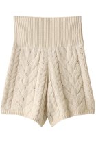 【プリスティン/PRISTINE】のウールコットンケーブル柄ショートパンツ ナチュラル|ID: prp329100002128276 ipo3291000000032831003
