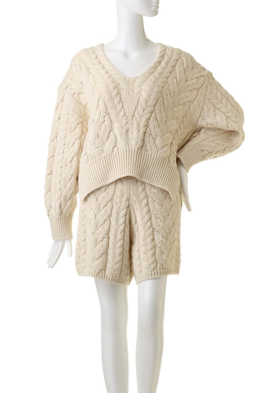 【プリスティン/PRISTINE】のウールコットンケーブル柄セーター 人気、トレンドファッション・服の通販 founy(ファニー) ファッション Fashion レディースファッション Fashion for Women トップス・カットソー Cut & Sew Tops ニット Knit Tops & Sweaters カジュアルプルオーバー・ニットトップス Pullovers & Knit Tops / Casual Pullovers おすすめ Recommended / Our Picks ショート Short, Short Length スリット Slit, Slit Detail セットアップ Set-Up, Coordinated Outfit セーター Sweater, Knitwear A/W・秋冬 Autumn/Winter other-2|ID: prp329100002128278 ipo3291000000036099115