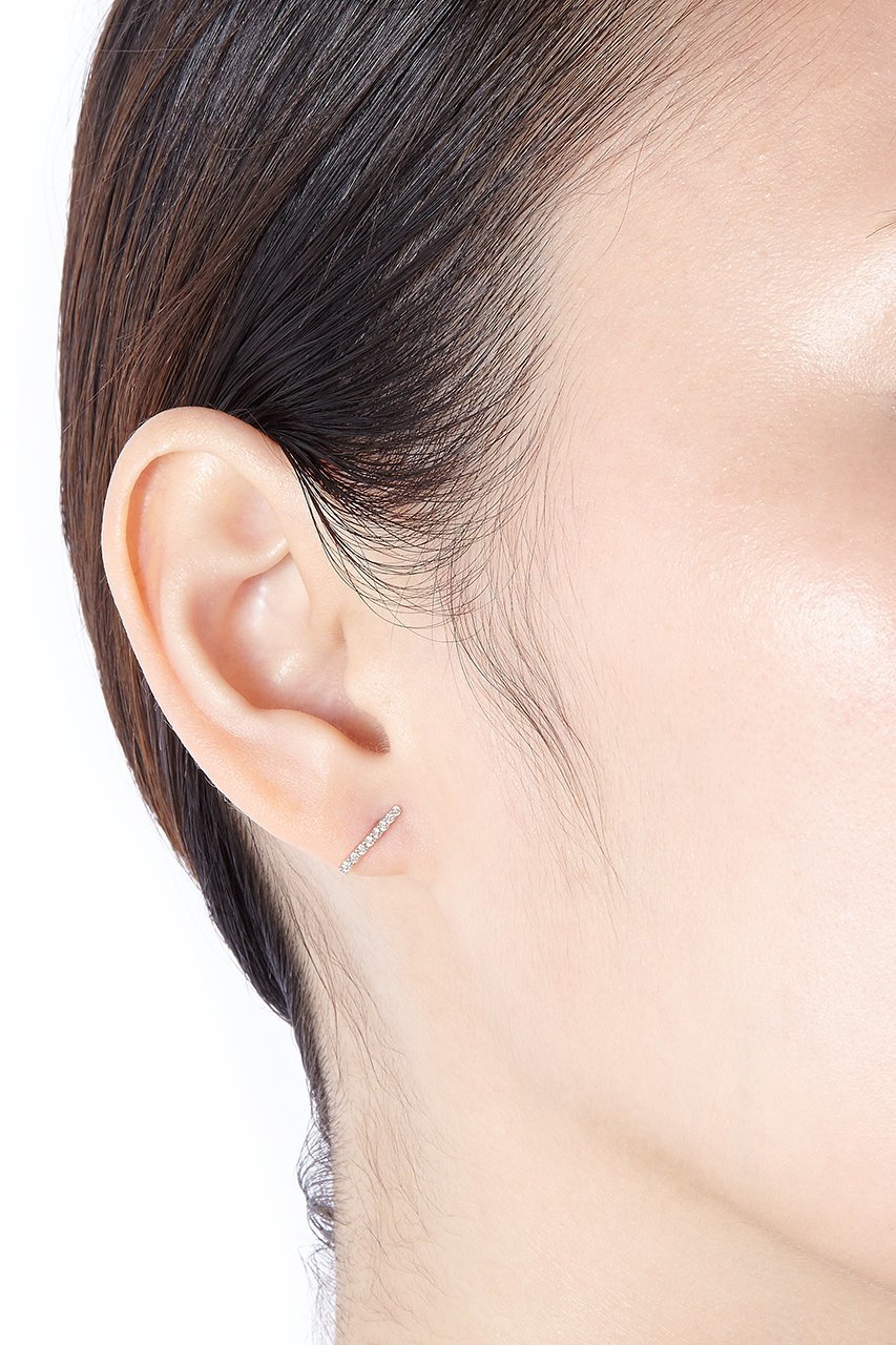 【オー/oeau】の【受注生産】anorexia line ピアス(brown diamond) 人気、トレンドファッション・服の通販 founy(ファニー) 　ファッション　Fashion　レディースファッション　Fashion for Women　ジュエリー　Jewelry　ファッションリング　Fashion Rings　イヤリング・フープ・ドロップタイプ　Hoop, Drop & Clip Earrings　おすすめ　Recommended / Our Picks　イヤリング　Earrings　ギフト プレゼント　Gift / Present　シンプル　Simple, Minimal　ジュエリー　Jewelry, Accessories　スタイリッシュ　Stylish, Fashionable　片耳　One-Ear, Single Earring　other-2|ID: prp329100002140504 ipo3291000000036174344