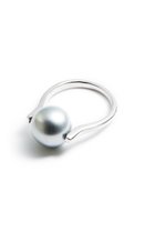 【オー/oeau】の【受注生産】dilemma リング(silver pearl) ホワイトゴールド×シルバー|ID:prp329100002140508