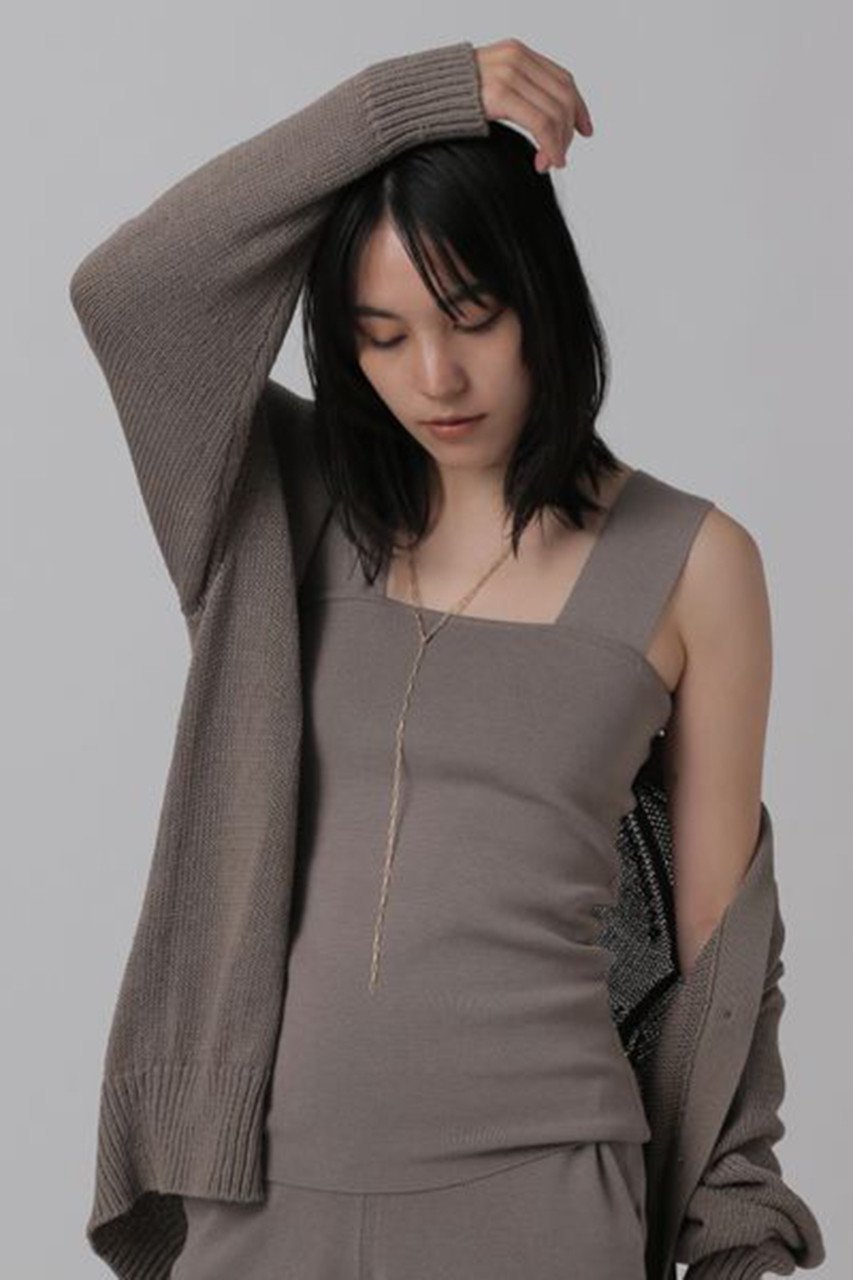 【カオス/Chaos】のシルクコンニットタンク 人気、トレンドファッション・服の通販 founy(ファニー) 　ファッション　Fashion　レディースファッション　Fashion for Women　トップス・カットソー　Cut & Sew Tops　ニット　Knit Tops & Sweaters　キャミソール&ノースリーブ　Camisoles & Sleeveless Tops　シャツ・ブラウス・オフィスカジュアル　Elegant Blouses & Button-Ups　ロングTシャツ・Tシャツ　Longline T-Shirts & Tees　カットソー・ベーシックTシャツ　Cut-and-Sewn Tops / Stretch Tees & Basics　キャミソール　Camisole, Spaghetti Strap Top　シルク　Silk, 100% Silk　ストレッチ　Stretch, Stretchy Fabric　セットアップ　Set-Up, Coordinated Outfit　タンク　Tank Top, Sleeveless Top　ラップ　Wrap, Wrap Design　エレガント 上品　Elegant　定番　Standard, Basic Item　other-5|ID: prp329100002150548 ipo3291000000033654749
