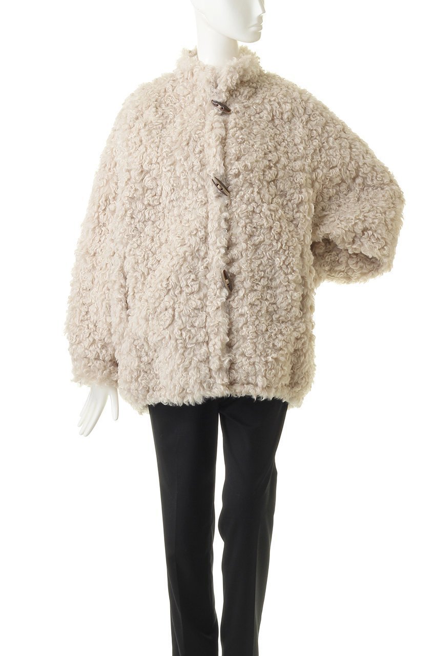 【クラネ/CLANE】のCURL FUR SHORT COAT / コート 人気、トレンドファッション・服の通販 founy(ファニー) 　ファッション　Fashion　レディースファッション　Fashion for Women　アウター　Coat / Outerwear Collection　コート・ロングコート・ピーコート　Long Coats, Peacoats & More　ショート　Short, Short Length　シンプル　Simple, Minimal　モコモコ　Fuzzy, Fluffy　other-2|ID: prp329100002156287 ipo3291000000032916943