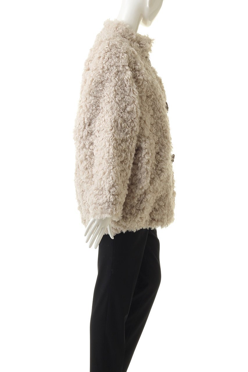 【クラネ/CLANE】のCURL FUR SHORT COAT / コート 人気、トレンドファッション・服の通販 founy(ファニー) 　ファッション　Fashion　レディースファッション　Fashion for Women　アウター　Coat / Outerwear Collection　コート・ロングコート・ピーコート　Long Coats, Peacoats & More　ショート　Short, Short Length　シンプル　Simple, Minimal　モコモコ　Fuzzy, Fluffy　other-3|ID: prp329100002156287 ipo3291000000032916954