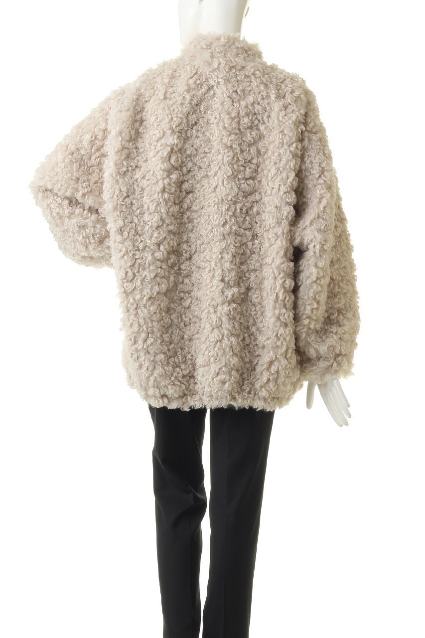 【クラネ/CLANE】のCURL FUR SHORT COAT / コート 人気、トレンドファッション・服の通販 founy(ファニー) 　ファッション　Fashion　レディースファッション　Fashion for Women　アウター　Coat / Outerwear Collection　コート・ロングコート・ピーコート　Long Coats, Peacoats & More　ショート　Short, Short Length　シンプル　Simple, Minimal　モコモコ　Fuzzy, Fluffy　other-4|ID: prp329100002156287 ipo3291000000032916964
