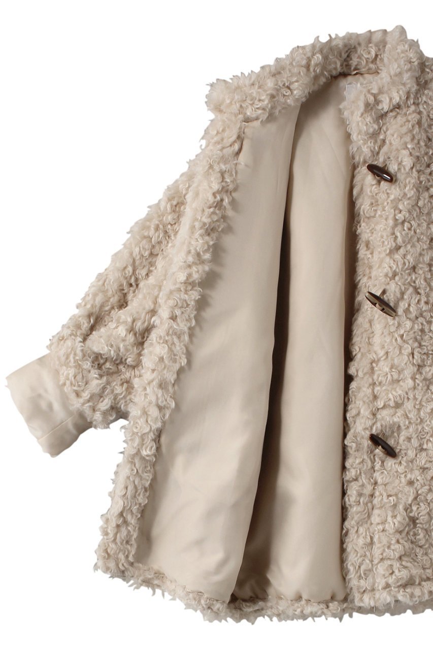 【クラネ/CLANE】のCURL FUR SHORT COAT / コート 人気、トレンドファッション・服の通販 founy(ファニー) 　ファッション　Fashion　レディースファッション　Fashion for Women　アウター　Coat / Outerwear Collection　コート・ロングコート・ピーコート　Long Coats, Peacoats & More　ショート　Short, Short Length　シンプル　Simple, Minimal　モコモコ　Fuzzy, Fluffy　other-6|ID: prp329100002156287 ipo3291000000032916984