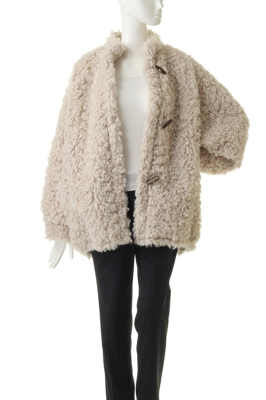 【クラネ/CLANE】のCURL FUR SHORT COAT / コート 人気、トレンドファッション・服の通販 founy(ファニー) 　ファッション　Fashion　レディースファッション　Fashion for Women　アウター　Coat / Outerwear Collection　コート・ロングコート・ピーコート　Long Coats, Peacoats & More　ショート　Short, Short Length　シンプル　Simple, Minimal　モコモコ　Fuzzy, Fluffy　other-7|ID: prp329100002156287 ipo3291000000032916995