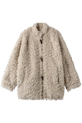 【クラネ/CLANE】 CURL FUR SHORT COAT / コート人気、トレンドファッション・服の通販 founy(ファニー) ファッション Fashion レディースファッション Fashion for Women アウター Coat / Outerwear Collection コート・ロングコート・ピーコート Long Coats, Peacoats & More ショート Short, Short Length シンプル Simple, Minimal モコモコ Fuzzy, Fluffy |ID:prp329100002156287