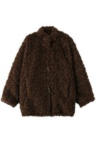 【クラネ/CLANE】のCURL FUR SHORT COAT / コート BROWN|ID: prp329100002156287 ipo3291000000036758180