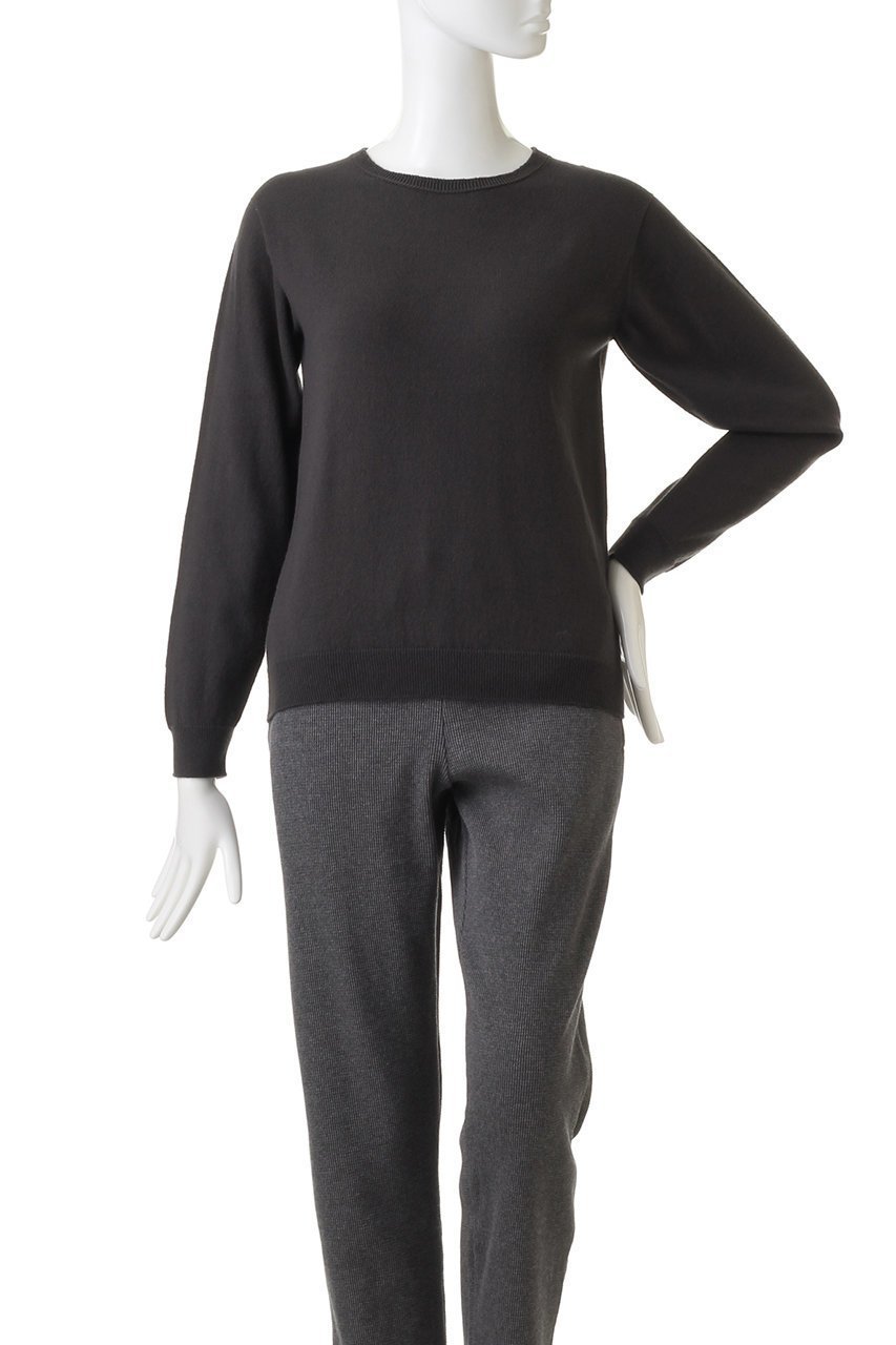 【ナナデコール/nanadecor】のコットンエアリークルーニット 人気、トレンドファッション・服の通販 founy(ファニー) 　ファッション　Fashion　レディースファッション　Fashion for Women　トップス・カットソー　Cut & Sew Tops　ニット　Knit Tops & Sweaters　カジュアルプルオーバー・ニットトップス　Pullovers & Knit Tops / Casual Pullovers　おすすめ　Recommended / Our Picks　シンプル　Simple, Minimal　リラックス　Relax, Relaxed Fit　other-2|ID: prp329100002162172 ipo3291000000032963455