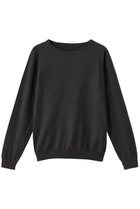 【ナナデコール/nanadecor】のコットンエアリークルーニット チャコールグレー|ID: prp329100002162172 ipo3291000000036224771