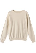 【ナナデコール/nanadecor】のコットンエアリークルーニット ナチュラル|ID: prp329100002162172 ipo3291000000036688259