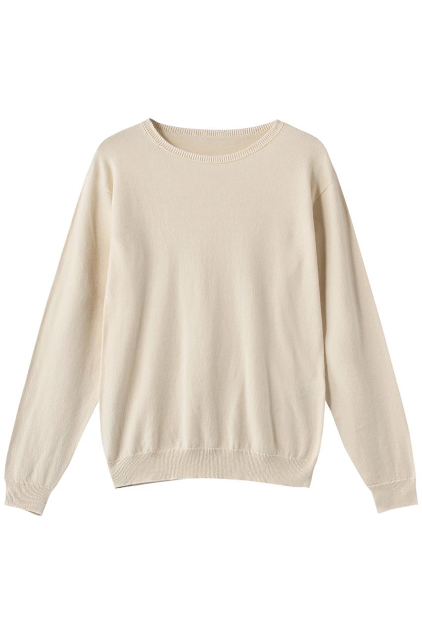 【ナナデコール/nanadecor】のコットンエアリークルーニット インテリア・キッズ・メンズ・レディースファッション・服の通販 founy(ファニー) 　ファッション　Fashion　レディースファッション　Fashion for Women　トップス・カットソー　Cut & Sew Tops　ニット　Knit Tops & Sweaters　カジュアルプルオーバー・ニットトップス　Pullovers & Knit Tops / Casual Pullovers　おすすめ　Recommended / Our Picks　シンプル　Simple, Minimal　リラックス　Relax, Relaxed Fit　ナチュラル|ID: prp329100002162172 ipo3291000000036688259