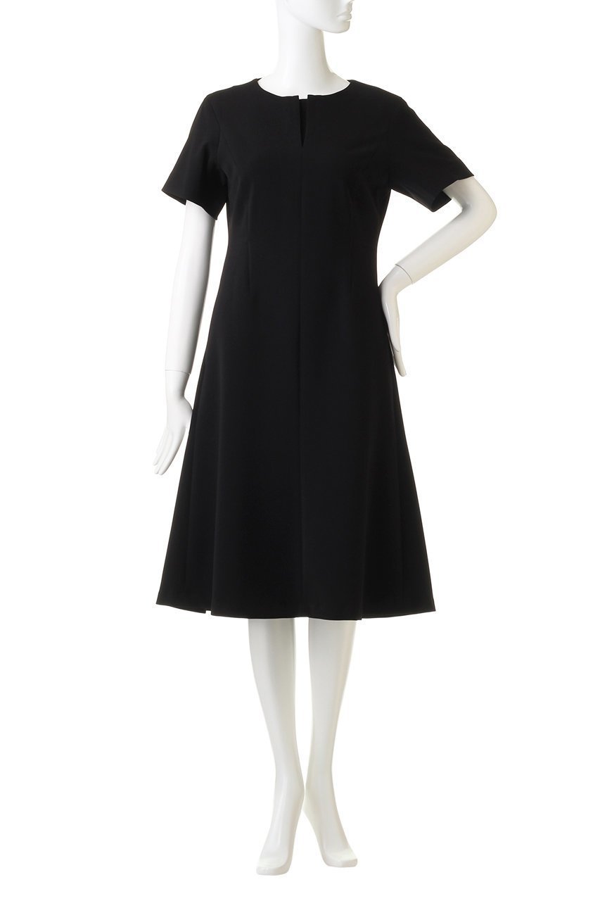 【ザ ライナー/THE LINER】のスライトリーフレアドレス 人気、トレンドファッション・服の通販 founy(ファニー) 　ファッション　Fashion　レディースファッション　Fashion for Women　ワンピース　Dresses　フォーマル・パーティードレス・結婚式用ドレス　Elegant & Casual Dresses　チュニック　Tunic Tops & Dresses　おすすめ　Recommended / Our Picks　エレガント 上品　Elegant　チュニック　Tunic, Long Top　ドロップ　Drop Shoulder, Dropped Style　フレア　Flare, Flared　other-2|ID: prp329100002177347 ipo3291000000032918343