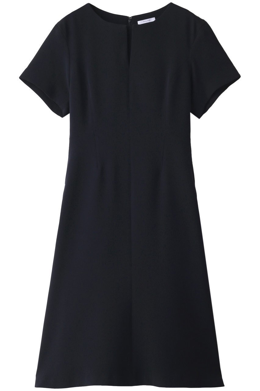 【ザ ライナー/THE LINER】のスライトリーフレアドレス インテリア・キッズ・メンズ・レディースファッション・服の通販 founy(ファニー) 　ファッション　Fashion　レディースファッション　Fashion for Women　ワンピース　Dresses　フォーマル・パーティードレス・結婚式用ドレス　Elegant & Casual Dresses　チュニック　Tunic Tops & Dresses　おすすめ　Recommended / Our Picks　エレガント 上品　Elegant　チュニック　Tunic, Long Top　ドロップ　Drop Shoulder, Dropped Style　フレア　Flare, Flared　ネイビー|ID: prp329100002177347 ipo3291000000036758016