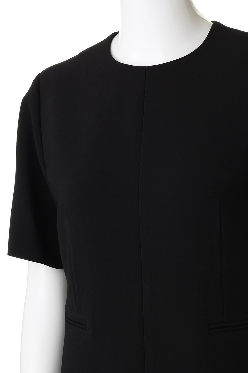 【ザ ライナー/THE LINER】のボックスタックドレス 人気、トレンドファッション・服の通販 founy(ファニー) 　ファッション　Fashion　レディースファッション　Fashion for Women　ワンピース　Dresses　フォーマル・パーティードレス・結婚式用ドレス　Elegant & Casual Dresses　チュニック　Tunic Tops & Dresses　オケージョン　Occasion Wear　ジャケット　Jacket, Outerwear　チュニック　Tunic, Long Top　ドレス　Dress, One-Piece　ネックレス　Necklace, Pendant Necklace　プリーツ　Pleats, Pleated　ボックス　Boxy, Box Shape　エレガント 上品　Elegant　切替　Switching, Contrast Panel　other-5|ID: prp329100002177349 ipo3291000000032918530