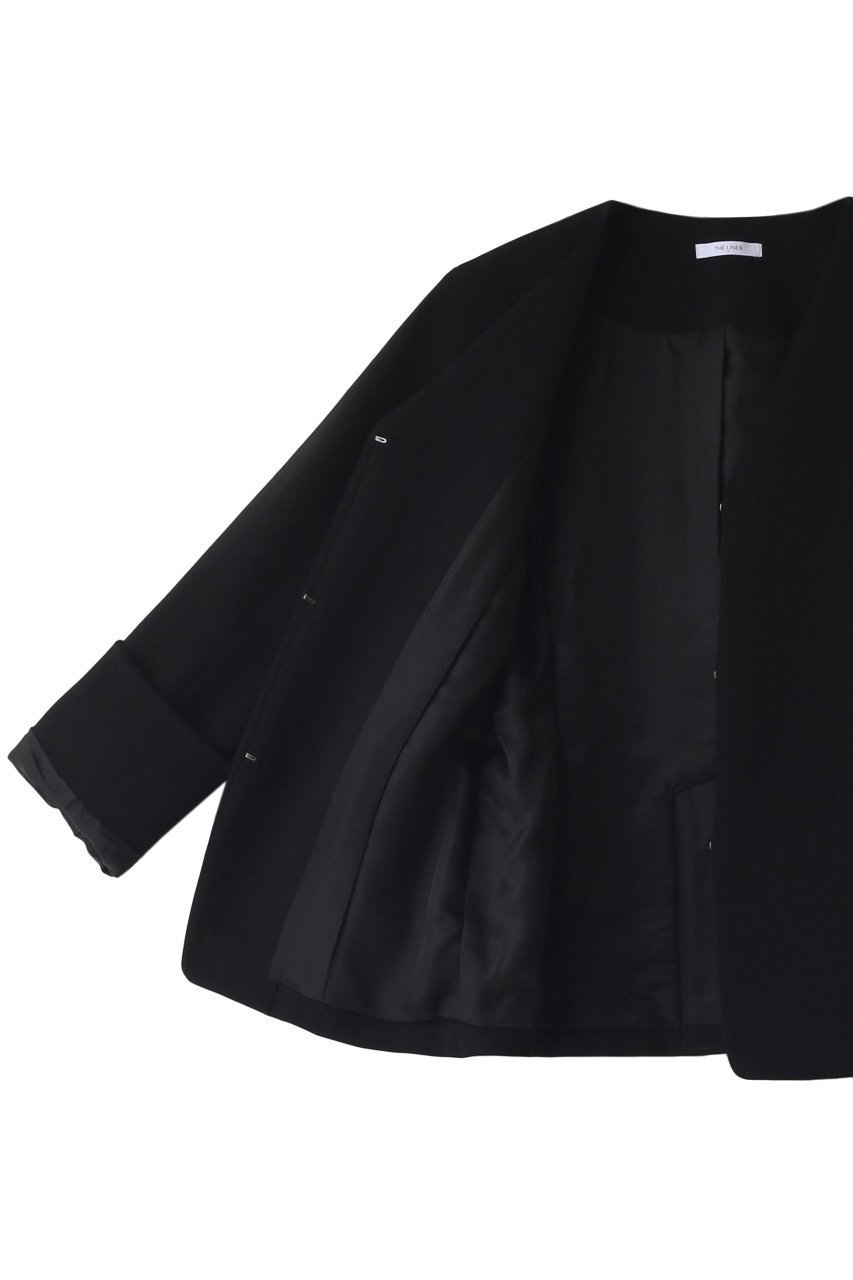 【ザ ライナー/THE LINER】のVネックジャケット 人気、トレンドファッション・服の通販 founy(ファニー) 　ファッション　Fashion　レディースファッション　Fashion for Women　アウター　Coat / Outerwear Collection　レディースジャケット・軽アウター　Jackets　おすすめ　Recommended / Our Picks　ジャケット　Jacket, Outerwear　パターン　Pattern, Design Print　other-6|ID: prp329100002177350 ipo3291000000032957864