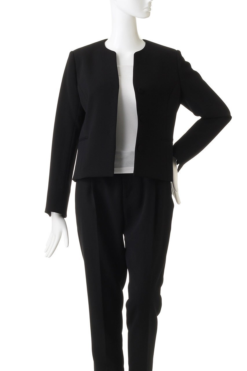 【ザ ライナー/THE LINER】のクルーVネックジャケット 人気、トレンドファッション・服の通販 founy(ファニー) 　ファッション　Fashion　レディースファッション　Fashion for Women　アウター　Coat / Outerwear Collection　レディースジャケット・軽アウター　Jackets　ジャケット　Jacket, Outerwear　スリット　Slit, Slit Detail　セパレート　Separate, Two-Piece　バランス　Balance, Style Balance　ボトム　Bottoms, Lower Wear　ポケット　Pocket, Pocket Detail　other-7|ID: prp329100002177351 ipo3291000000032951633