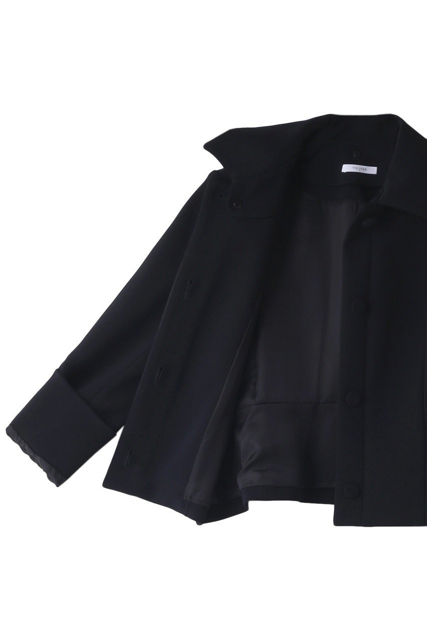 【ザ ライナー/THE LINER】のアタッチドカラージャケット 人気、トレンドファッション・服の通販 founy(ファニー) 　ファッション　Fashion　レディースファッション　Fashion for Women　アウター　Coat / Outerwear Collection　レディースジャケット・軽アウター　Jackets　シンプル　Simple, Minimal　ジャケット　Jacket, Outerwear　ベーシック　Basic, Essential　切替　Switching, Contrast Panel　other-6|ID: prp329100002177352 ipo3291000000035898392