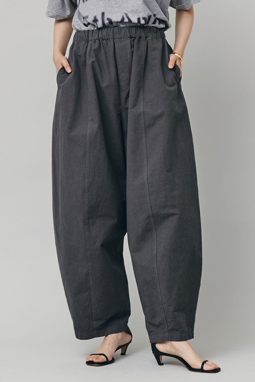 【カレンソロジー/Curensology】のコットンリネンドロストパンツ インテリア・キッズ・メンズ・レディースファッション・服の通販 founy(ファニー) 　ファッション　Fashion　レディースファッション　Fashion for Women　パンツ　Pants & Trousers　バランス　Balance, Style Balance　フィット　Fit, Slim Fit　ミリタリー　Military, Army Style　リネン　Linen, Linen Fabric　グレー|ID: prp329100002187324 ipo3291000000032830252