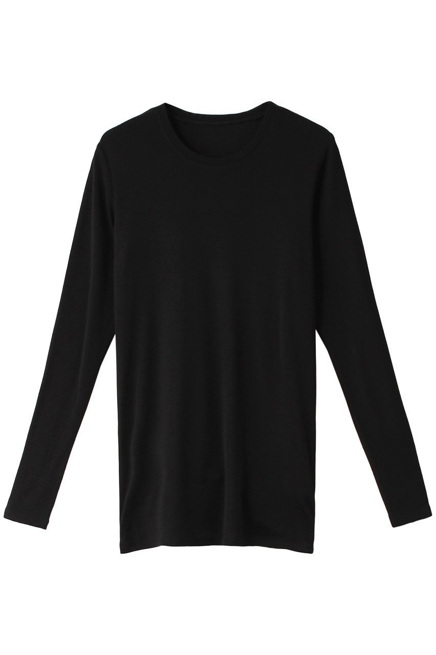 【プレインピープル/PLAIN PEOPLE】のシルクカシミヤフライスクルーネック インテリア・キッズ・メンズ・レディースファッション・服の通販 founy(ファニー) 　ファッション　Fashion　レディースファッション　WOMEN　トップス・カットソー　Tops/Tshirt　ニット　Knit Tops　プルオーバー　Pullover　カシミヤ　Cashmere　シルク　Silk　シンプル　Simple　エレガント 上品　Elegant　定番　Standard　ブラック|ID: prp329100002187345 ipo3291000000030864596