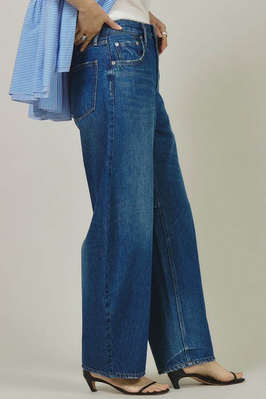 【カレンソロジー/Curensology】の〈&RC〉カーヴィーデニムパンツ 人気、トレンドファッション・服の通販 founy(ファニー) 　ファッション　Fashion　レディースファッション　Fashion for Women　パンツ　Pants & Trousers　デニムパンツ・ジーンズ・美脚デニム　Denim Jeans & Pants　ショート　Short, Short Length　ダメージ　Distressed, Destroyed　デニム　Denim, Jeans Material　トレンド　Trend, Trending Now　バルーン　Balloon, Balloon Silhouette　パターン　Pattern, Design Print　ワイド　Wide, Wide Fit　おすすめ　Recommended / Our Picks　other-3|ID: prp329100002189017 ipo3291000000033705889