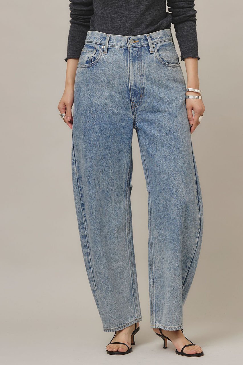 【カレンソロジー/Curensology】の〈&RC〉カーヴィーデニムパンツ 人気、トレンドファッション・服の通販 founy(ファニー) 　ファッション　Fashion　レディースファッション　Fashion for Women　パンツ　Pants & Trousers　デニムパンツ・ジーンズ・美脚デニム　Denim Jeans & Pants　ショート　Short, Short Length　ダメージ　Distressed, Destroyed　デニム　Denim, Jeans Material　トレンド　Trend, Trending Now　バルーン　Balloon, Balloon Silhouette　パターン　Pattern, Design Print　ワイド　Wide, Wide Fit　おすすめ　Recommended / Our Picks　 other-1|ID: prp329100002189017 ipo3291000000036764225