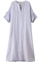 【ティッカ/TICCA】のリネンツイストスリーブワンピース サックス|ID: prp329100002202977 ipo3291000000031791722