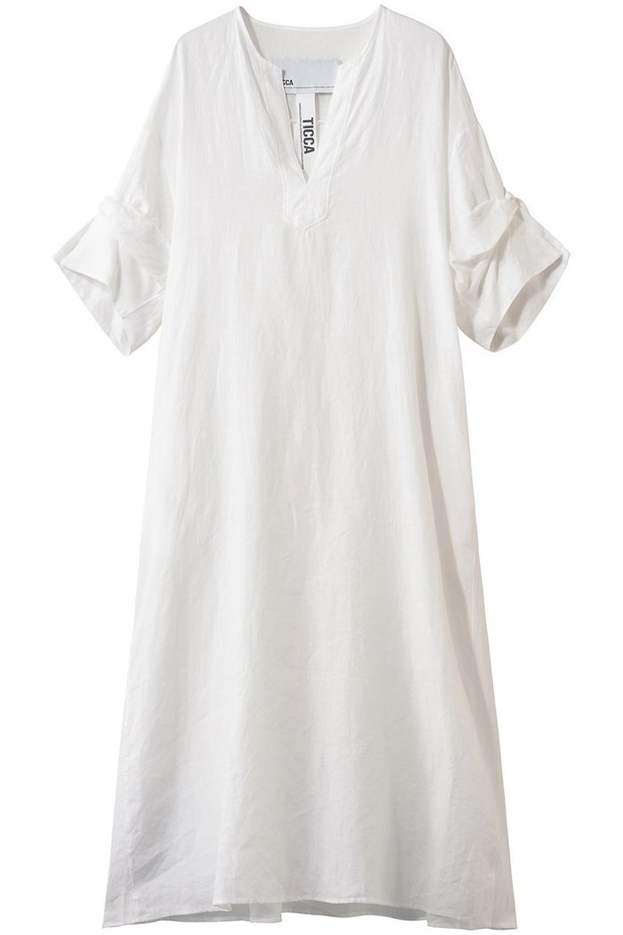 【ティッカ/TICCA】のリネンツイストスリーブワンピース インテリア・キッズ・メンズ・レディースファッション・服の通販 founy(ファニー) https://founy.com/ ファッション Fashion レディースファッション Fashion for Women ワンピース Dresses チュニック Tunic Tops & Dresses 2026年 2026 クール Cool, Chic シンプル Simple, Minimal スリーブ Sleeve, Long Sleeve / Short Sleeve チュニック Tunic, Long Top ツイスト Tweed, Tweed Fabric リネン Linen, Linen Fabric ロング Long, Long-Length 夏 Summer 春 Spring S/S・春夏 SS, Spring/Summer, Warm Season |ID: prp329100002202977 ipo3291000000035705858