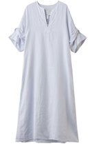 【ティッカ/TICCA】のリネンツイストスリーブワンピース サックス|ID: prp329100002202977 ipo3291000000036686668