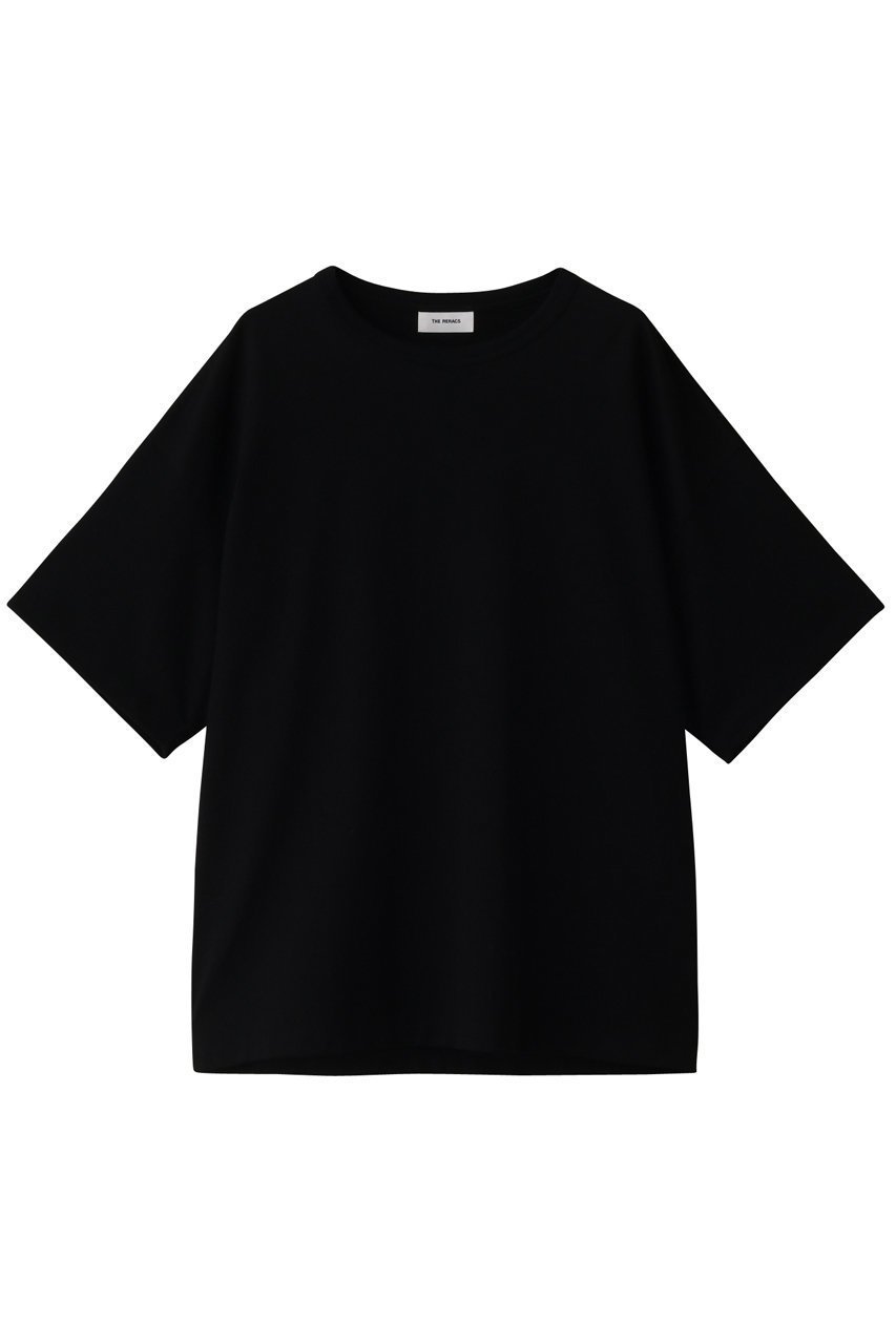 【ザ リラクス/THE RERACS】の【UNISEX】オーバーサイズTシャツ インテリア・キッズ・メンズ・レディースファッション・服の通販 founy(ファニー) 　ファッション　Fashion　レディースファッション　WOMEN　トップス・カットソー　Tops/Tshirt　シャツ/ブラウス　Shirts/Blouses　ロング / Tシャツ　T-Shirts　カットソー　Cut and Sewn　ユニセックス　Unisex　ショート　Short　シンプル　Simple　スリーブ　Sleeve　トレンド　Trend　ベーシック　Basic　今季　This Season　定番　Standard　ブラック|ID: prp329100002211075 ipo3291000000025190332