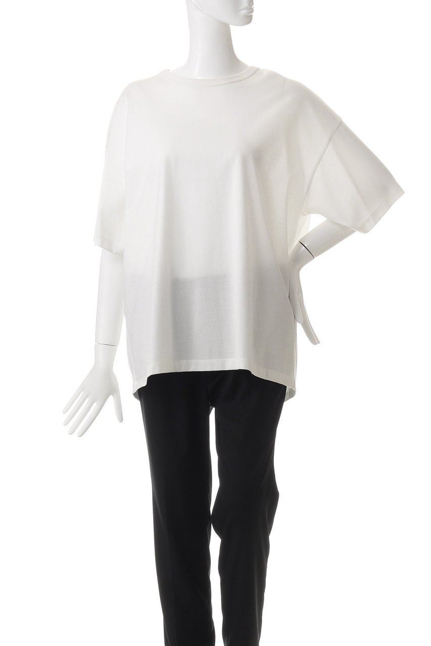 【ザ リラクス/THE RERACS】の【UNISEX】オーバーサイズTシャツ 人気、トレンドファッション・服の通販 founy(ファニー) 　ファッション　Fashion　レディースファッション　Fashion for Women　トップス・カットソー　Cut & Sew Tops　シャツ・ブラウス・オフィスカジュアル　Elegant Blouses & Button-Ups　ロングTシャツ・Tシャツ　Longline T-Shirts & Tees　カットソー・ベーシックTシャツ　Cut-and-Sewn Tops / Stretch Tees & Basics　ユニセックス　Unisex, Genderless　ショート　Short, Short Length　スリーブ　Sleeve, Long Sleeve / Short Sleeve　ドレープ　Drape, Draping Fabric　エレガント 上品　Elegant　ビジネス 仕事 通勤　Business / Work / Commuting　other-2|ID: prp329100002211075 ipo3291000000036979851