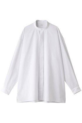【ザ リラクス/THE RERACS】のバンドカラーシャツ 人気、トレンドファッション・服の通販 founy(ファニー) ファッション Fashion レディースファッション Fashion for Women トップス・カットソー Cut & Sew Tops シャツ・ブラウス・オフィスカジュアル Elegant Blouses & Button-Ups シンプル Simple, Minimal スリーブ Sleeve, Long Sleeve / Short Sleeve ベーシック Basic, Essential ロング Long, Long-Length エレガント 上品 Elegant |ID:prp329100002211120