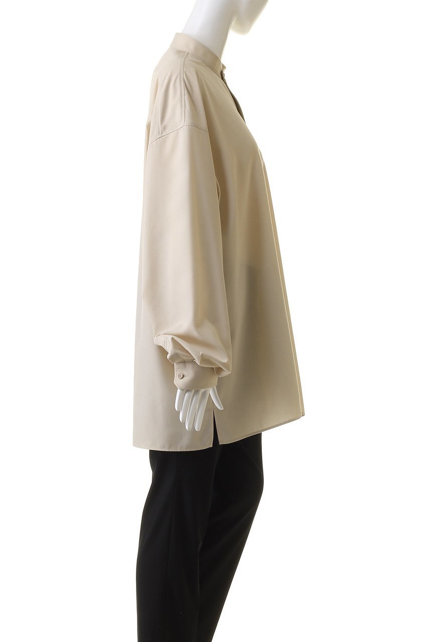【ザ リラクス/THE RERACS】のバンドカラーシャツ 人気、トレンドファッション・服の通販 founy(ファニー) 　ファッション　Fashion　レディースファッション　Fashion for Women　トップス・カットソー　Cut & Sew Tops　シャツ・ブラウス・オフィスカジュアル　Elegant Blouses & Button-Ups　シンプル　Simple, Minimal　スリーブ　Sleeve, Long Sleeve / Short Sleeve　ベーシック　Basic, Essential　ロング　Long, Long-Length　エレガント 上品　Elegant　other-3|ID: prp329100002211120 ipo3291000000032917163