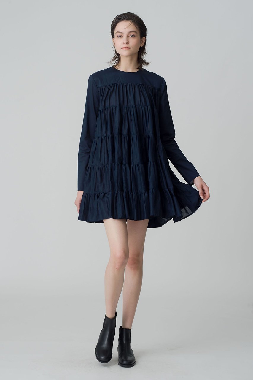 【マーレット/MERLETTE】のSOLIMAN ドレス 人気、トレンドファッション・服の通販 founy(ファニー) 　ファッション　Fashion　レディースファッション　WOMEN　ワンピース　Dress　ドレス　Party Dresses　チュニック　Tunic　スリット　Slit　チュニック　Tunic　ティアード　Tiered　ティアードワンピース　Tiered Dress　ドレス　Dress　パーティ　Party　フレア　Flare　定番　Standard　other-6|ID: prp329100002218353 ipo3291000000031374088