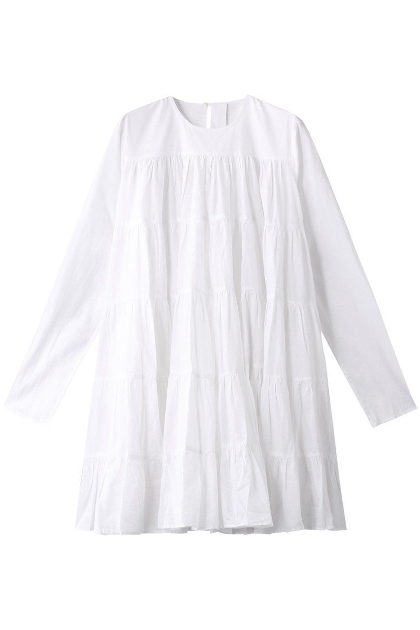 【マーレット/MERLETTE】のSOLIMAN ドレス インテリア・キッズ・メンズ・レディースファッション・服の通販 founy(ファニー) 　ファッション　Fashion　レディースファッション　Fashion for Women　ワンピース　Dresses　フォーマル・パーティードレス・結婚式用ドレス　Elegant & Casual Dresses　チュニック　Tunic Tops & Dresses　スリット　Slit, Slit Detail　チュニック　Tunic, Long Top　ティアード　Tiered, Tiered Style　ティアードワンピース　Tiered Dress, Flared Dress　ドレス　Dress, One-Piece　パーティ　Party, Party Style　フレア　Flare, Flared　再入荷　Restock / Back in Stock　定番　Standard, Basic Item　ホワイト|ID: prp329100002218353 ipo3291000000032903554