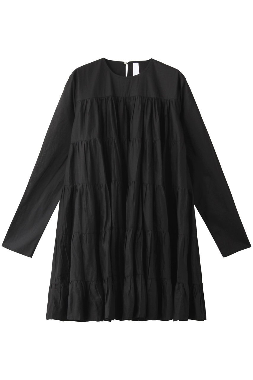 【マーレット/MERLETTE】のSOLIMAN ドレス インテリア・キッズ・メンズ・レディースファッション・服の通販 founy(ファニー) 　ファッション　Fashion　レディースファッション　Fashion for Women　ワンピース　Dresses　フォーマル・パーティードレス・結婚式用ドレス　Elegant & Casual Dresses　チュニック　Tunic Tops & Dresses　スリット　Slit, Slit Detail　チュニック　Tunic, Long Top　ティアード　Tiered, Tiered Style　ティアードワンピース　Tiered Dress, Flared Dress　ドレス　Dress, One-Piece　パーティ　Party, Party Style　フレア　Flare, Flared　再入荷　Restock / Back in Stock　定番　Standard, Basic Item　ブラック|ID: prp329100002218353 ipo3291000000032903557
