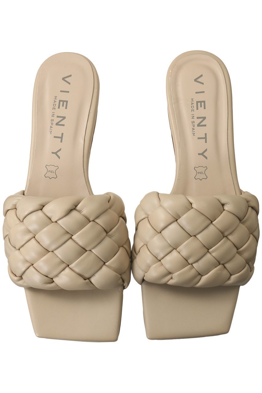 【エスメラルダ/Esmeralda】の【VIENTY】編み込みスクエアトゥサンダル インテリア・キッズ・メンズ・レディースファッション・服の通販 founy(ファニー) 　ファッション　Fashion　レディースファッション　Fashion for Women　クッション　Cushion, Throw Pillow　サンダル　Sandals, Summer Shoes　ベーシック　Basic, Essential　ベージュ|ID: prp329100002219431 ipo3291000000036757295