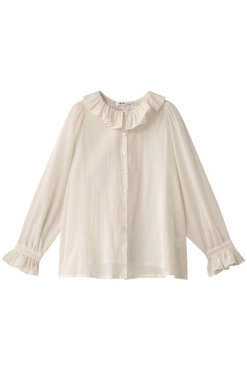 【ビリティス ディセッタン/Bilitis dix-sept ans】のパリジャンブラウス インテリア・キッズ・メンズ・レディースファッション・服の通販 founy(ファニー) 　ファッション　Fashion　レディースファッション　WOMEN　トップス・カットソー　Tops/Tshirt　シャツ/ブラウス　Shirts/Blouses　シアー　Sheer　スリーブ　Sleeve　フェミニン　Feminine　フリル　Frills　ロング　Long　夏　Summer　春　Spring　S/S・春夏　Ss・Spring/Summer　ベージュ|ID: prp329100002221346 ipo3291000000030450023