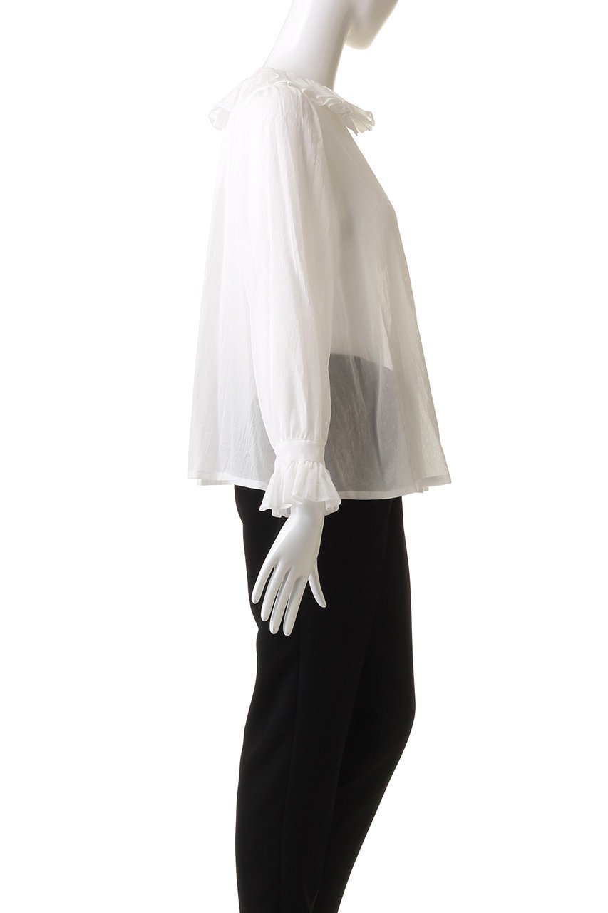 【ビリティス ディセッタン/Bilitis dix-sept ans】のパリジャンブラウス 人気、トレンドファッション・服の通販 founy(ファニー) 　ファッション　Fashion　レディースファッション　WOMEN　トップス・カットソー　Tops/Tshirt　シャツ/ブラウス　Shirts/Blouses　シアー　Sheer　スリーブ　Sleeve　フェミニン　Feminine　フリル　Frills　ロング　Long　夏　Summer　春　Spring　S/S・春夏　Ss・Spring/Summer　other-3|ID: prp329100002221346 ipo3291000000031382698