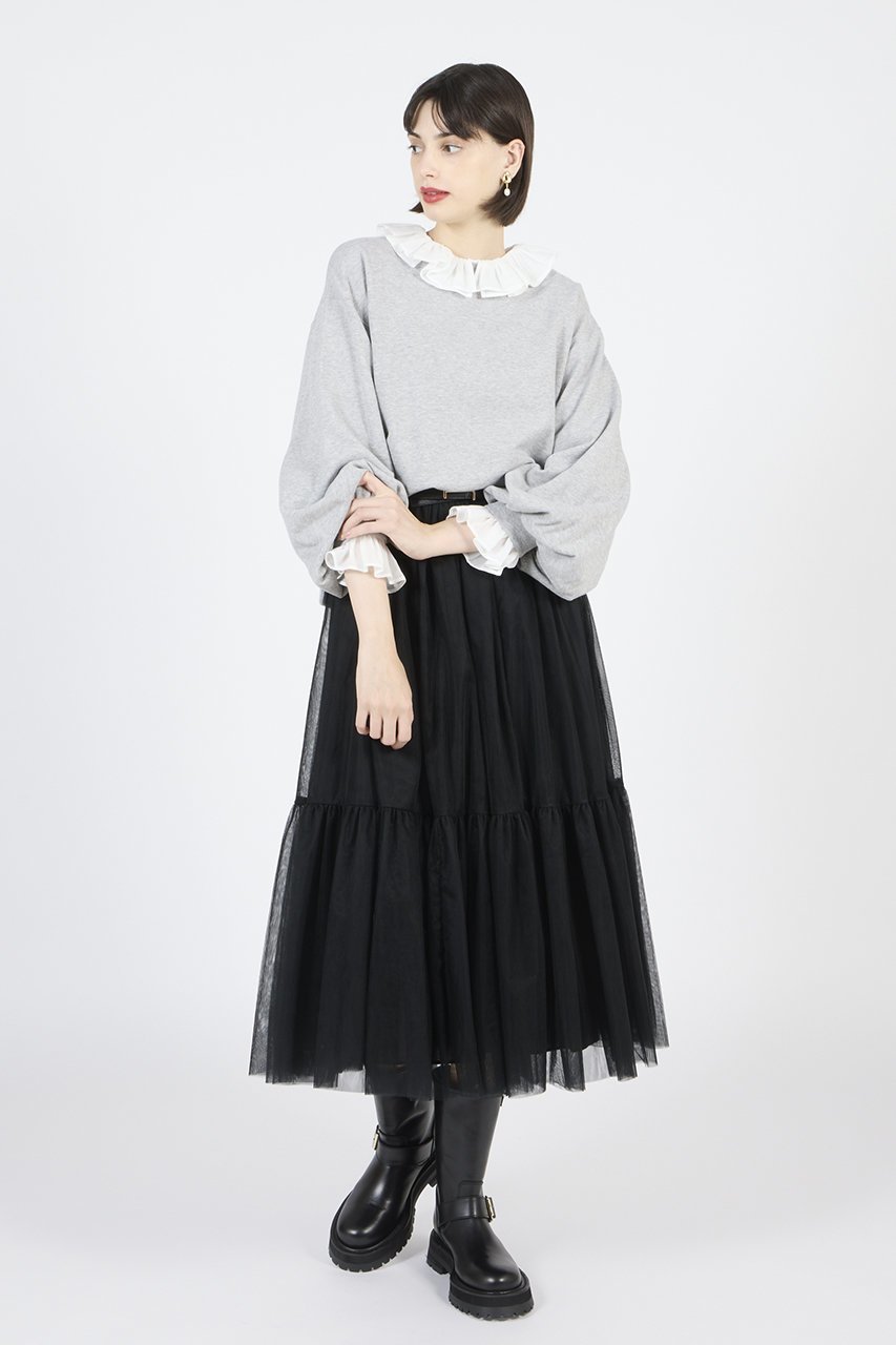 【ビリティス ディセッタン/Bilitis dix-sept ans】のパリジャンブラウス 人気、トレンドファッション・服の通販 founy(ファニー) 　ファッション　Fashion　レディースファッション　WOMEN　トップス・カットソー　Tops/Tshirt　シャツ/ブラウス　Shirts/Blouses　シアー　Sheer　スリーブ　Sleeve　フェミニン　Feminine　フリル　Frills　ロング　Long　夏　Summer　春　Spring　S/S・春夏　Ss・Spring/Summer　other-6|ID: prp329100002221346 ipo3291000000031382704