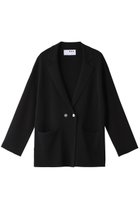 【スリー ドッツ/three dots】のKnit outer l/s jacket/ジャケット ブラック|ID: prp329100002240762 ipo3291000000035922529