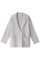 【スリー ドッツ/three dots】のKnit outer l/s jacket/ジャケット ライトグレー|ID: prp329100002240762 ipo3291000000035922530