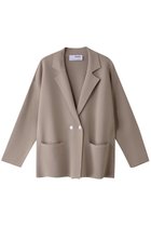 【スリー ドッツ/three dots】のKnit outer l/s jacket/ジャケット スモーキー ベージュ|ID: prp329100002240762 ipo3291000000035922531