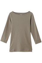 【スリー ドッツ/three dots】のOrganic CottonKnit 3/4british T コブルストーン|ID: prp329100002240764 ipo3291000000036371306