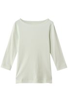 【スリー ドッツ/three dots】のOrganic CottonKnit 3/4british T キーライム|ID: prp329100002240764 ipo3291000000036371308