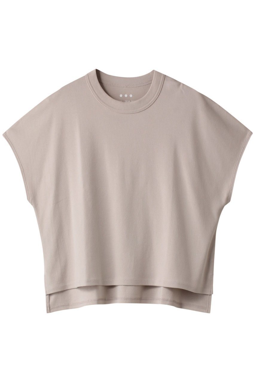 【スリー ドッツ/three dots】のOrganic Cotton Knit cropped alex トップス インテリア・キッズ・メンズ・レディースファッション・服の通販 founy(ファニー) 　ファッション　Fashion　レディースファッション　WOMEN　トップス・カットソー　Tops/Tshirt　ニット　Knit Tops　シャツ/ブラウス　Shirts/Blouses　ロング / Tシャツ　T-Shirts　カットソー　Cut and Sewn　クロップド　Cropped　ショート　Short　スリーブ　Sleeve　オイスター|ID: prp329100002240766 ipo3291000000027912147